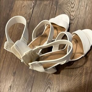 Elegant White Women's Sandals